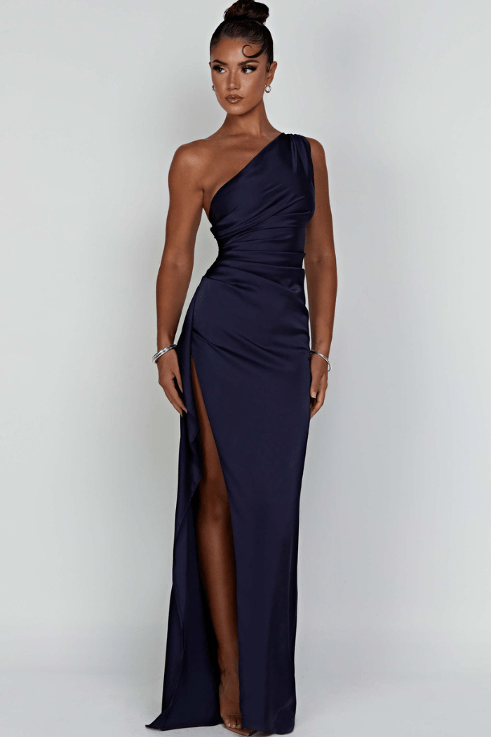Lucy | One-Shoulder Maxi Dress | Elegant Flow with Modern Sophistication