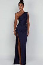 Lucy | One-Shoulder Maxi Dress | Elegant Flow with Modern Sophistication