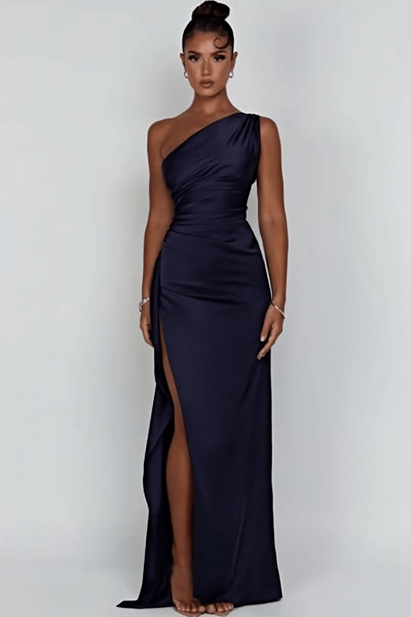 Lucy | One-Shoulder Maxi Dress | Elegant Flow with Modern Sophistication