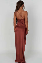 Lucy | One-Shoulder Maxi Dress | Elegant Flow with Modern Sophistication