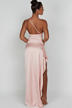 Lucy | One-Shoulder Maxi Dress | Elegant Flow with Modern Sophistication