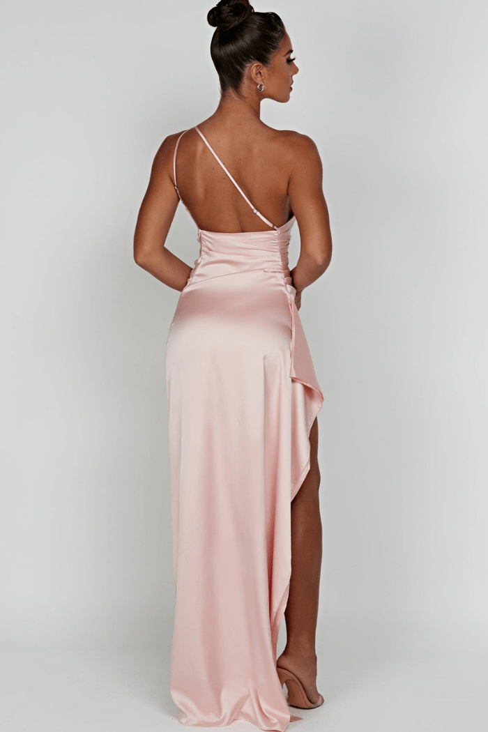 Lucy | One-Shoulder Maxi Dress | Elegant Flow with Modern Sophistication