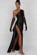 Lucy | One-Shoulder Maxi Dress | Elegant Flow with Modern Sophistication