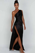 Lucy | One-Shoulder Maxi Dress | Elegant Flow with Modern Sophistication