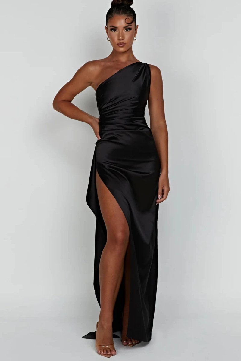 Lucy | One-Shoulder Maxi Dress | Elegant Flow with Modern Sophistication