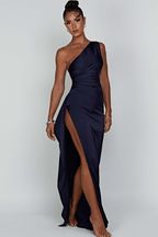 Lucy | One-Shoulder Maxi Dress | Elegant Flow with Modern Sophistication