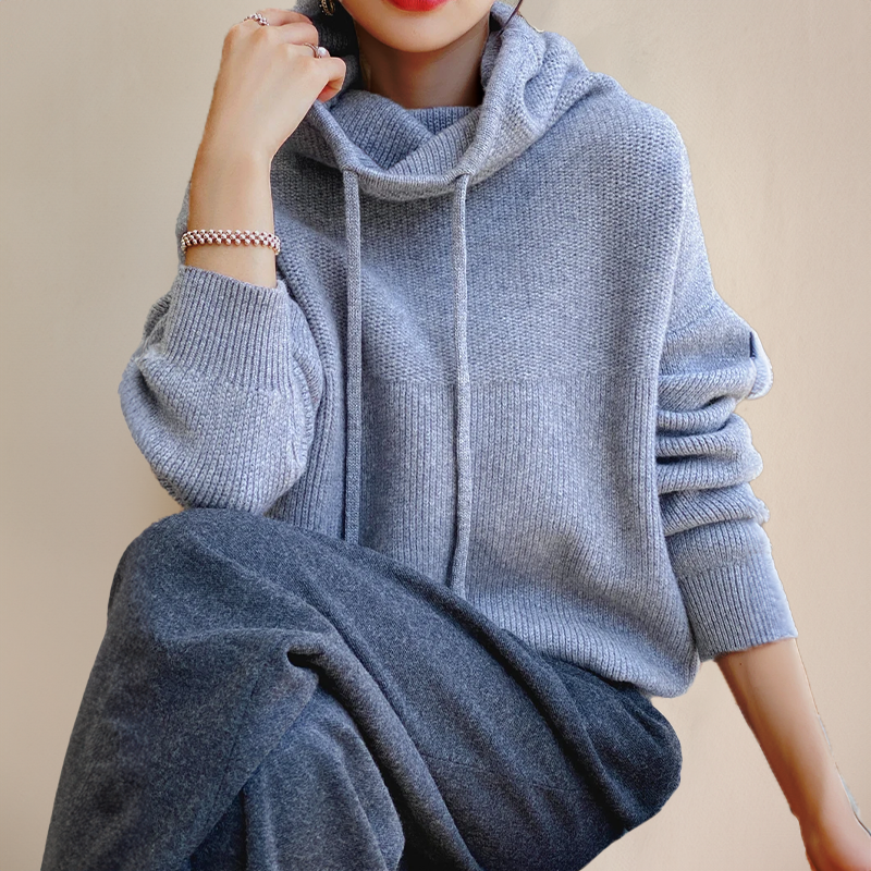 Velina | Women's Merino Wool Turtleneck Sweater, Thermal Winter Knit Pullover