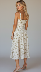 Carys | Women’s Floral Midi Dress | Elegant Everyday Romance