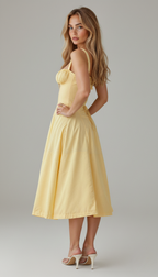 Carys | Women’s Floral Midi Dress | Elegant Everyday Romance