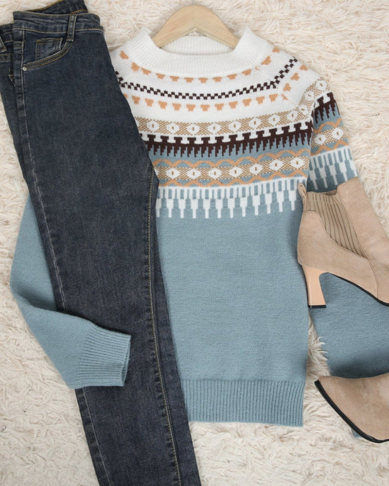 Olivia | Women's Knit Sweater, Soft Wool Blend Winter Pullover for Casual Wear