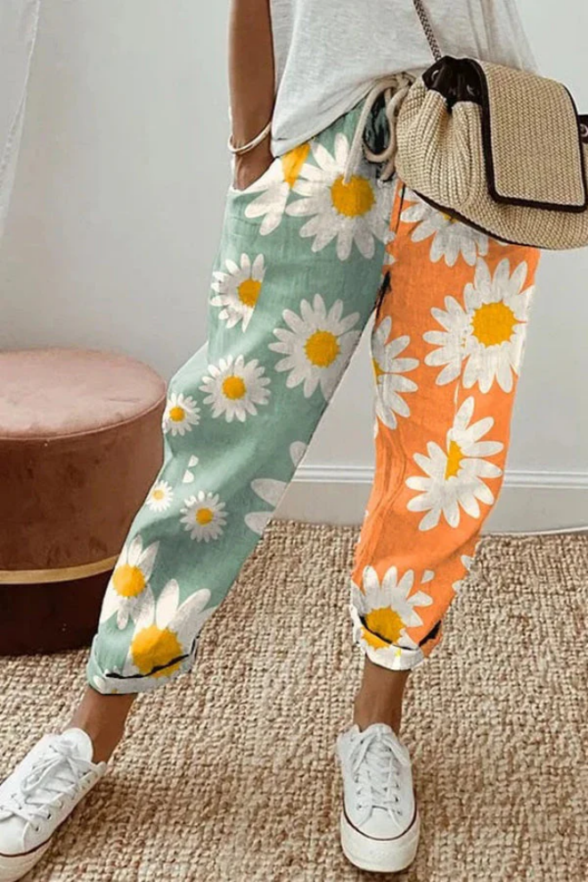 Camila | Women's Printed Pantalon | Casual Comfort with Unique Style