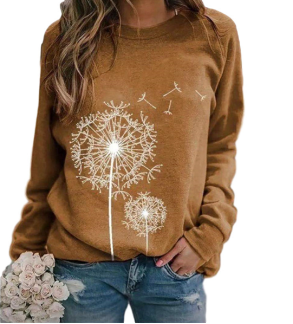 Annett | Women's Casual Sweatshirt, Soft Relaxed Fit Pullover