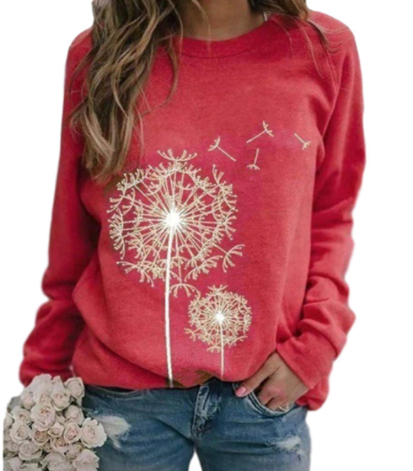 Annett | Women's Casual Sweatshirt, Soft Relaxed Fit Pullover