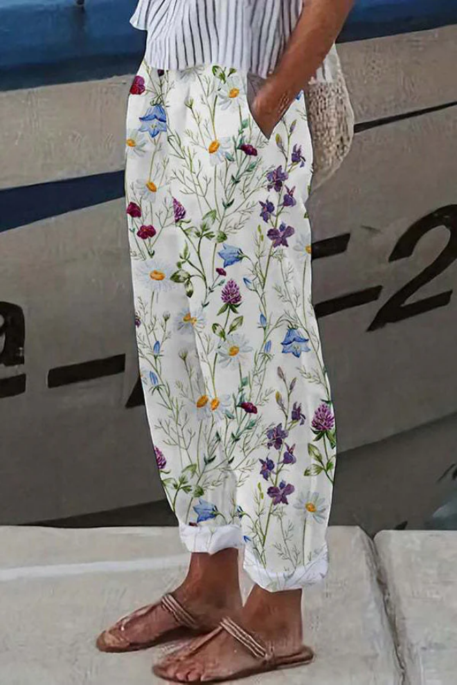 Camila | Women's Printed Pantalon | Casual Comfort with Unique Style