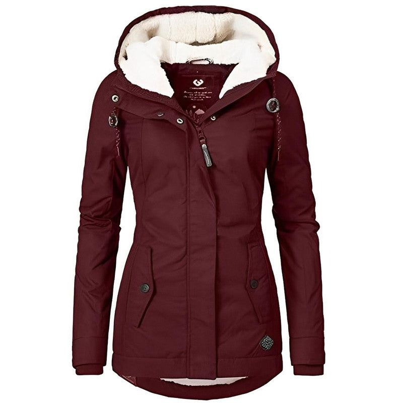 Patricia | Women's Hooded Windbreaker Jacket, Lightweight Water-Resistant Outdoor Coat