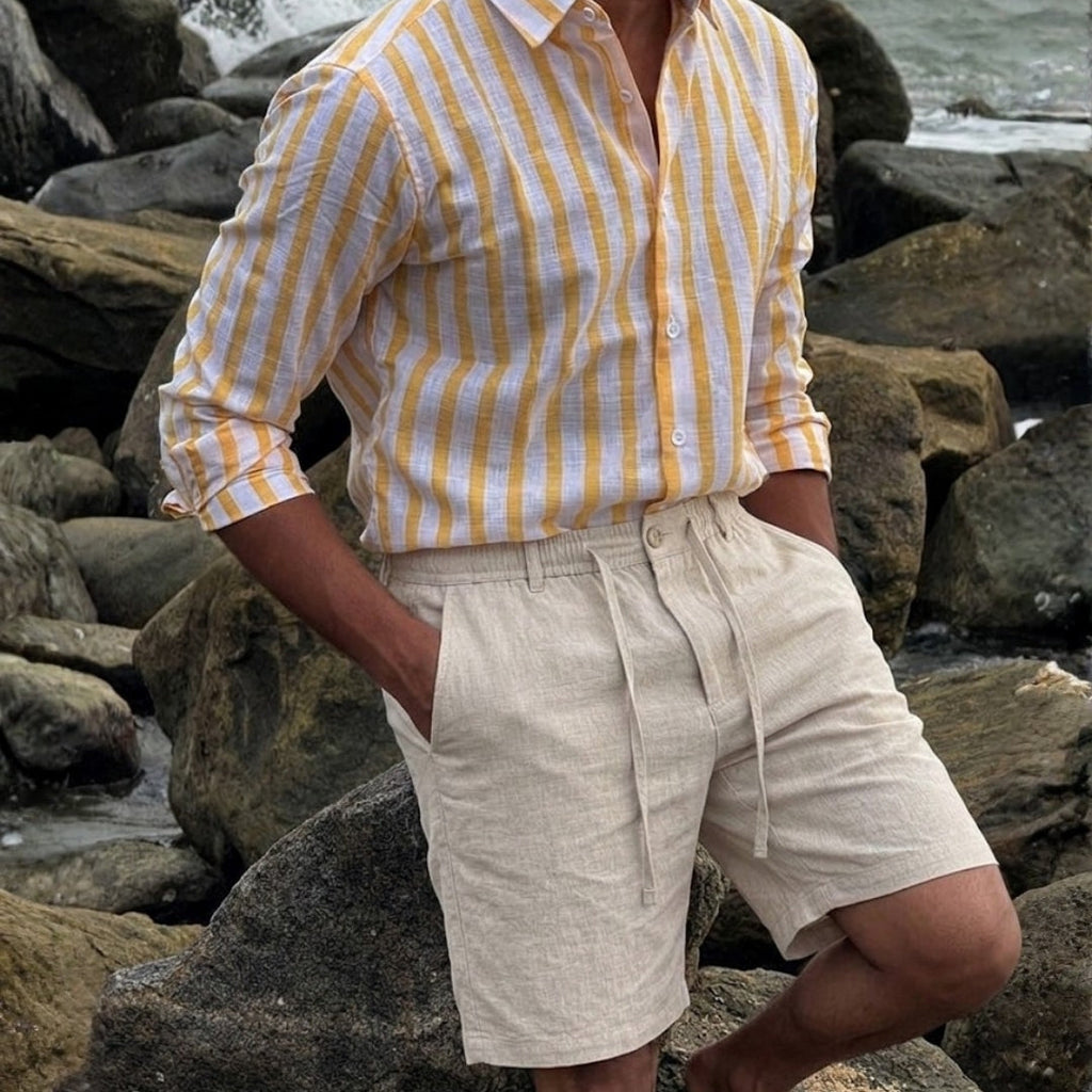 Clark | Men’s Linen Shorts | Lightweight Comfort for Effortless Summer Style