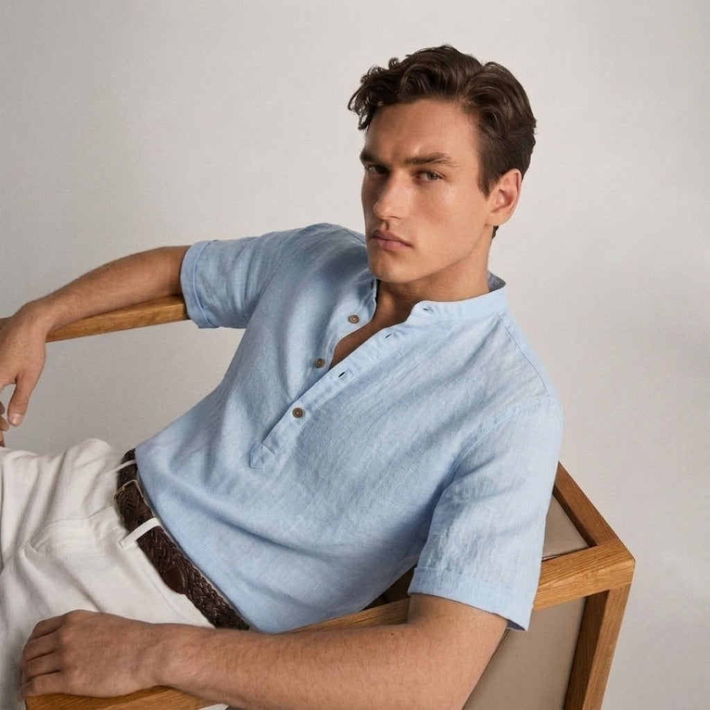Carl | Men's Casual Button-Up Shirt | Lightweight and Timeless
