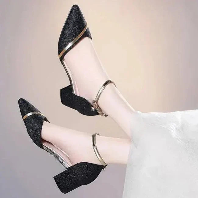 Evie | Women's Block Heel Shoes | Elegant Style with Secure Comfort