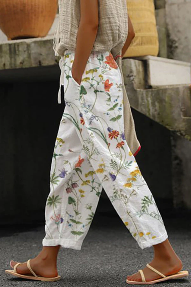 Camila | Women's Printed Pantalon | Casual Comfort with Unique Style