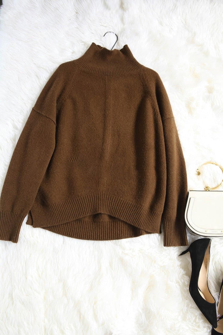Olivia | Women's Oversized Cashmere Sweater, Soft Winter Knit Pullover