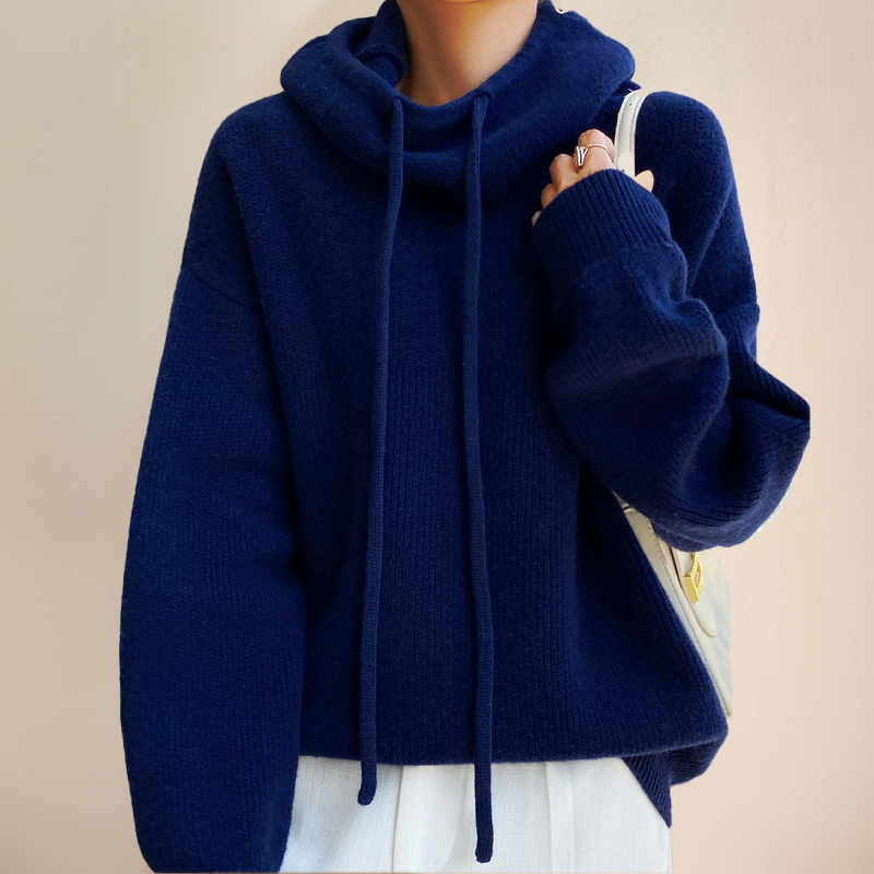 Velina | Women's Merino Wool Turtleneck Sweater, Thermal Winter Knit Pullover