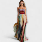 Nova | Strapless Maxi Dress | Bold and Flowing