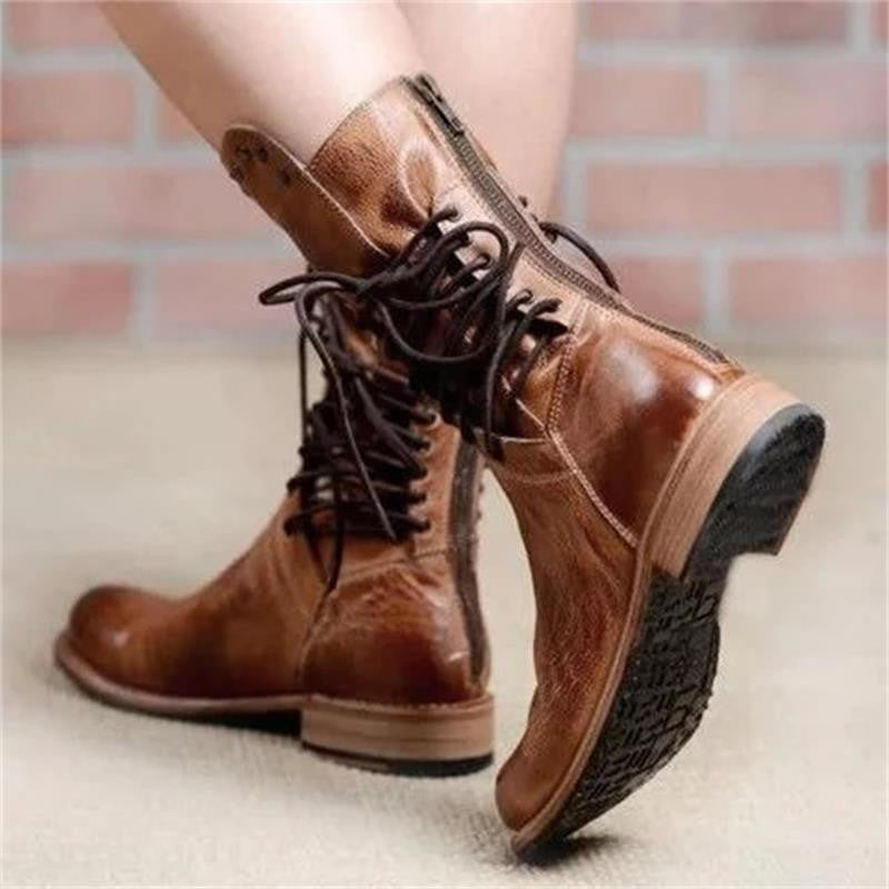 Matilda | Women's Knee-High Boots, Elegant Faux Leather Winter Boots for Casual Wear