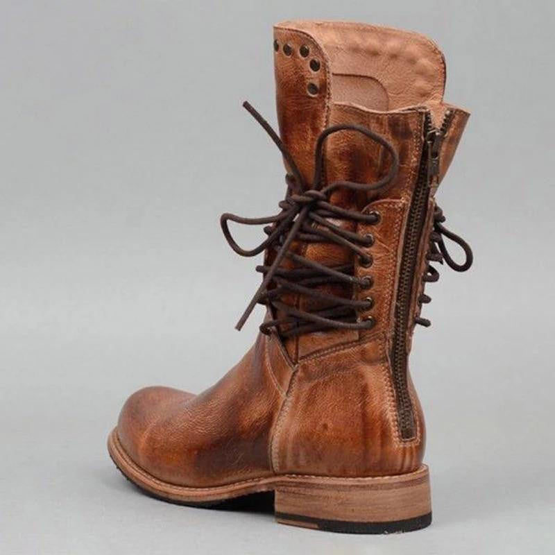 Matilda | Women's Knee-High Boots, Elegant Faux Leather Winter Boots for Casual Wear