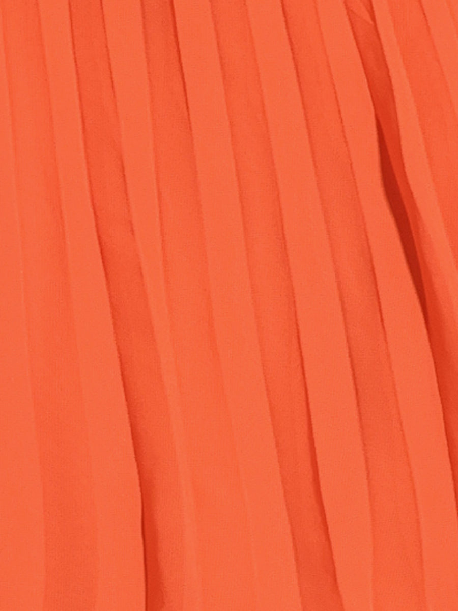 Zoe | Flowy Cape Sleeve Pleated Chiffon Mini Dress | Elegant Movement and Effortless Glam