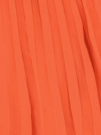 Zoe | Flowy Cape Sleeve Pleated Chiffon Mini Dress | Elegant Movement and Effortless Glam