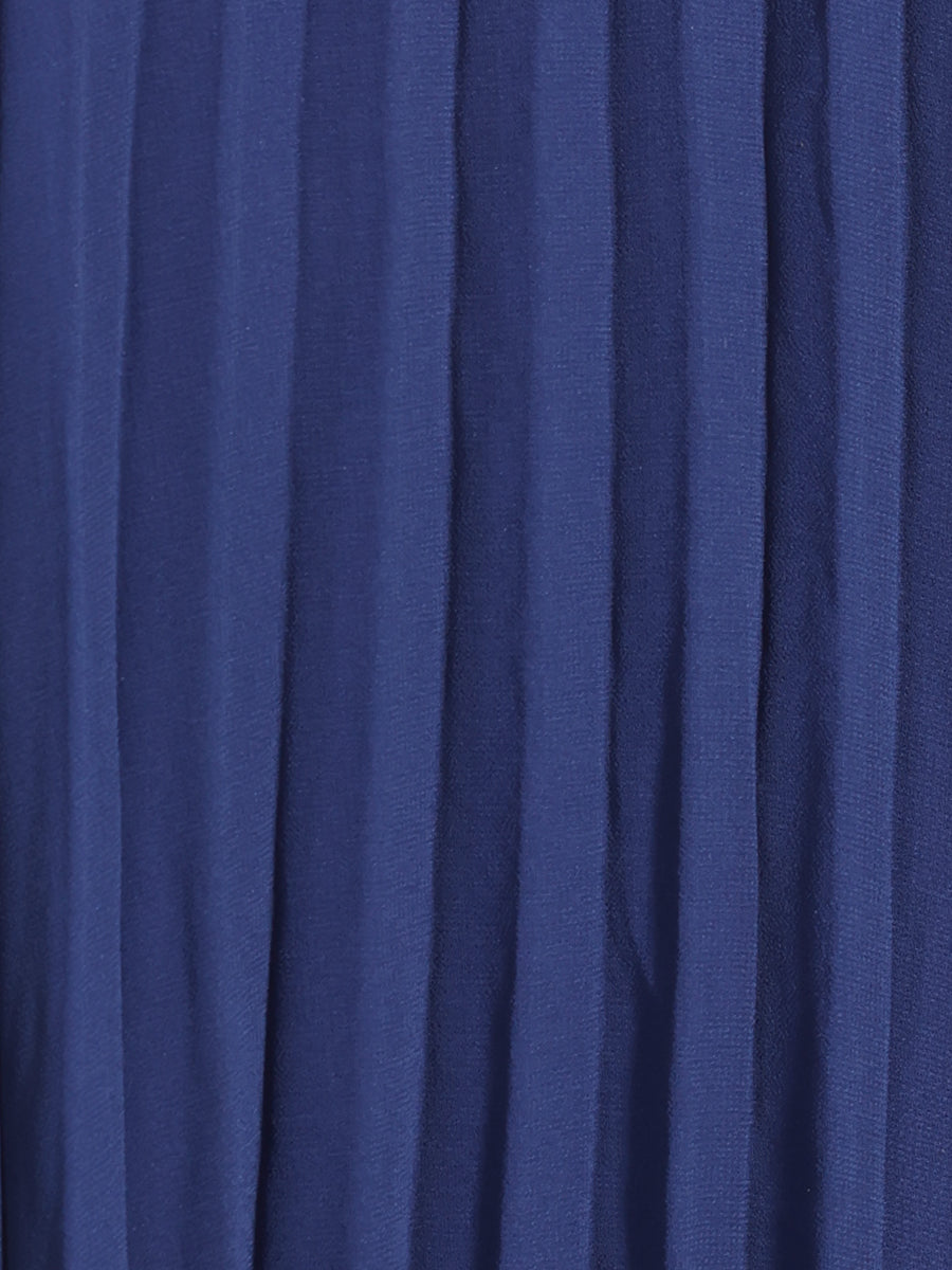 Zoe | Flowy Cape Sleeve Pleated Chiffon Mini Dress | Elegant Movement and Effortless Glam