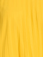 Zoe | Flowy Cape Sleeve Pleated Chiffon Mini Dress | Elegant Movement and Effortless Glam