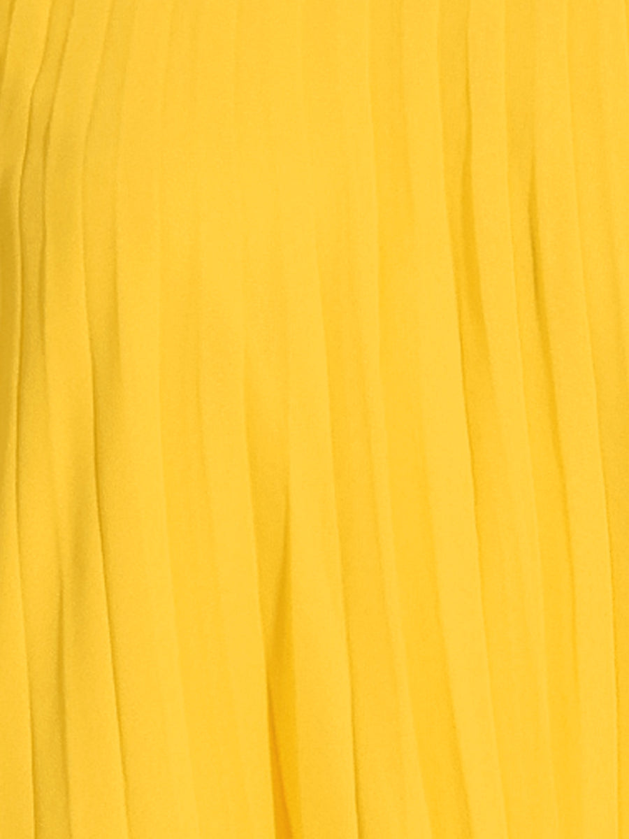Zoe | Flowy Cape Sleeve Pleated Chiffon Mini Dress | Elegant Movement and Effortless Glam