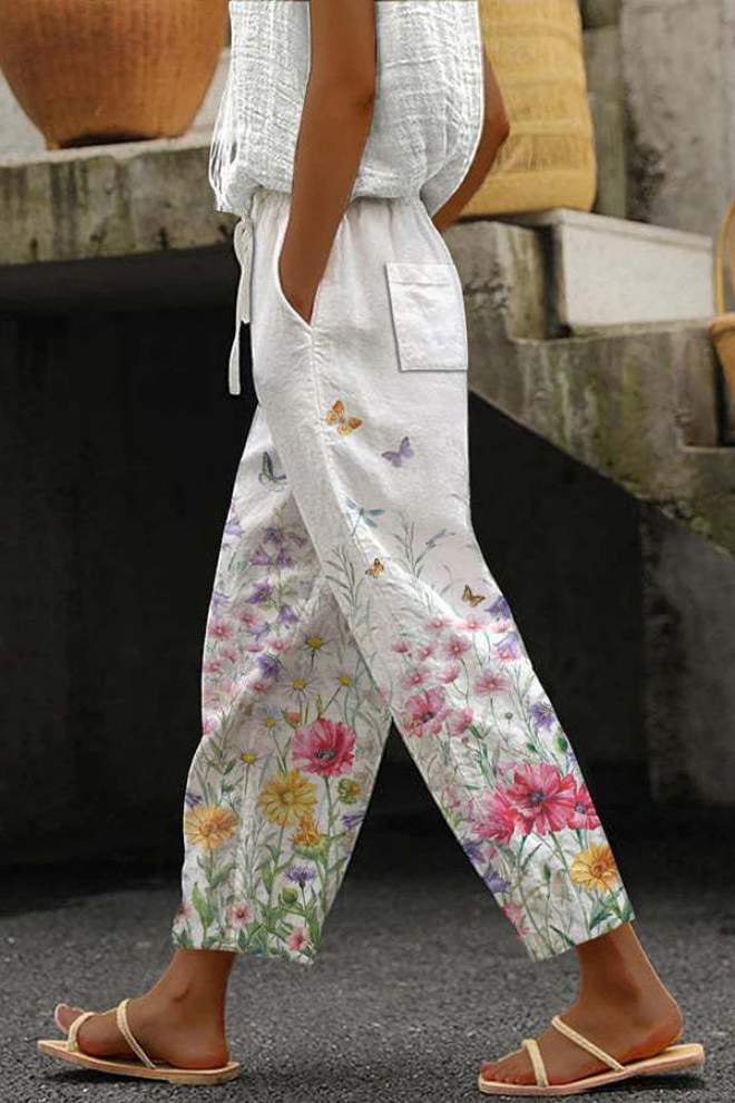 Camila | Women's Printed Pantalon | Casual Comfort with Unique Style